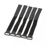 10 tk Tugev RC aku Libisemisvastane kaabel Kinnitusrihmad 26*2cm 10 pcs must