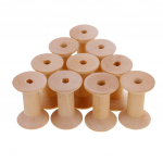 10 tk 47 mm x 31 mm puidust t&uuml;hjad poolid traatniidiga &otilde;mblemiseks 4.7x3.1cm