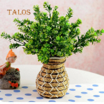 1 kimp Kunstlik v&otilde;ltslill, roheline muru taim Kodukontori pulmadekoratsioon