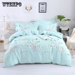 Pastoral Flowers voodipesukomplekt Queen-suurusega puuvillane pehme tekikott King-size voodikomplekt Voodiriided 3Pcs Twin