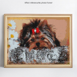 Teemanttikandid loom t&auml;is&uuml;mmarguse ristpistega mosaiik 5D DIY teemantmaal 20X30CM