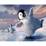 Teemanttikandid Mosaiik Pingviin Teemantmaal Tikand DIY K&auml;sitsi k&auml;sit&ouml;&ouml; maalimine Kingitusteemant 20X30CM