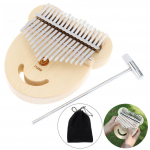 17 klahvi Kalimba kuusekaru n&auml;okujuline p&ouml;ial klaver Kalimba Mbira h&auml;&auml;lestusvasaraga