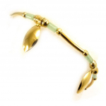 Les Tr&eacute;sors De Lily [D6967] - Bracelet Plaqu&eacute; Or 'Jedy' Aventurine roheline