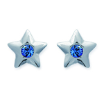 Les Tr&eacute;sors De Lily [J6037] - h&otilde;bedased k&otilde;rvar&otilde;ngad  Stars  h&otilde;besinine - 8 mm sinine