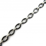 Les Tr&eacute;sors De Lily [L6331] - Bracelet Argent 'Sissi' noir (c&eacute;ramique) must