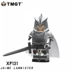 Film Troonide m&auml;ng Jaime Lannister Barristan Selmy j&auml;&auml;- ja tulekivist ehitusploki m&auml;nguasi Wood