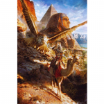 P&uuml;ramiid Owl Teemanttikandid Teemantmaal Mosaiik Teemantmaal Ristpiste 20X30CM