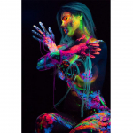 5D DIY Teemantmaal, T&auml;isringi puur, maalitud naisele Tikand Ristpistes Kingitus Kodukaunistuse kingitus 20X30CM