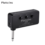 Flatsons F1R minik&otilde;rvaklappide kitarriv&otilde;imendi 3,5 mm k&otilde;rvaklappide pistikuga AUX-sisendiga Plug-and-Play must