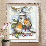 T&auml;isruudu puur Teemantmaaling 5D maastiku DIY Teemanttikandid S&uuml;damemosaiik Pilt Kodukaunistuse komplektid Full Round (20X30CM)