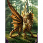 Teemantmaaling P&auml;kapikud ja draakonid T&auml;isruudukujuline &uuml;mmargune teemanttikandid Loomade maa-aed Teemantmosaiigist kivikivikomplekti sisekujundus koduks Full Round 20X30CM punane