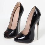 JIALUOWEI 7-tollised &uuml;lik&otilde;rge kontsaga peep Toe stiletto pumbad, suurused 36-46 38