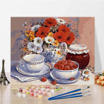 Digitaalne &otilde;limaal L&otilde;uendikunst Kodukaunistuse numbrid &Otilde;limaal DIY Maalimine numbrite j&auml;rgi 40x50cm no frame