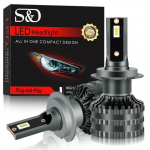 2tk 60W H7 H4 Led Canbus 15000LM suure v&otilde;imsusega esituli H1 H8 H11 9005 Hb3 Hb4 9012 Hir2 Led pirn Turbo esilatern autole 6000K valge udulamp H1