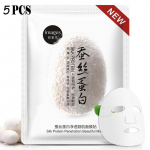 1/3/5 tk Siidiproteiini nahka noorendav n&auml;omask S&uuml;gavniisutav Niisutav &Otilde;li Kontroll Ahenevad Poorid Nahahooldustooted meestele ja naistele 5pcs