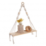 Kootud gobel&auml;&auml;n Peen hoiustamine Puuvillane k&ouml;is Mood Boho Decor Makraamriiul elutuppa C