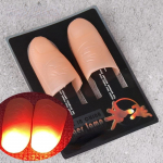 2 tk/komplekt Magic Thumbs Kerged m&auml;nguasjad t&auml;iskasvanutele Mustkunstitrikkide rekvisiidid Sinise valgusega LED vilkuvad s&otilde;rmed Halloweeni peom&auml;nguasjad lastele punane