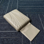 SEAMETAL PU nahast auto k&auml;etoe padi k&auml;etoe karbi kaitsepadi Universaalne auto keskkonsooli k&auml;etoe istmekarbi padi koos hoiukotiga Auto stiil 1 pc beež