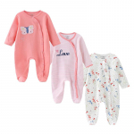 3 tk Baby Romper Multikas vasts&uuml;ndinud poisi kombinesoon suvine s&uuml;gis imikutele t&uuml;drukutele puuvillased p&uuml;ksid 6M