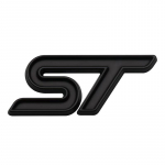 3D metallist ST auto rooliratta embleemi kleebis ST Focus x 2 3 Kuga FIESTA MONDEO VIGNALE ECOBOOST KUGA Auto Car Styling jaoks