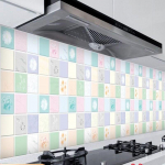 DIY &otilde;likindel k&ouml;&ouml;gim&ouml;&ouml;bel Seinakleebised Isekleepuv Papel De Parede Vannitoa plaat 3D Veekindel vin&uuml;&uuml;lkapi tapeet 60cm x 500cm