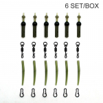 25 TK Helikopteri platvormi komponendid komplektid sikup&auml;rlid P&ouml;&ouml;rlevad varrukad sik rig Ronnie juukseseade karpkala s&ouml;&ouml;tja tarvikud