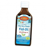 Kala&otilde;li lastele, The Very Finest Fish Oil for Kids, Carlson Labs 200ml Lemon (67353023) 200ml Orange