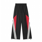 Meeste naiste Y2K riided vabaaja kottis Jogger sirged p&uuml;ksid dressip&uuml;ksid Tracksutis spordip&uuml;ksid Hip Hop Mopping laia jalaga s&ouml;rkimisp&uuml;ksid meestele M must