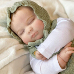Reborn Sleeping Baby 3D Skin Pehme 60 CM Silikoonist nukum&auml;nguasi T&uuml;drukule Veresoonte Veenist Riidest kehaga Nagu Real Art Bebe kingitus