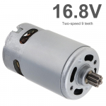 RS550 alalisvoolumootorid 10,8 V / 12 V / 14,4 V / 16,8 V / 18 V / 21 V / 25 V puurmootor 9/11/12 hambaga suure p&ouml;&ouml;rdemomendi k&auml;igukastiga elektritrelli jaoks 16.8V 9T