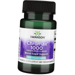 Kroompikolinaat, Chromax 1000 kroompikolinaat, Swanson 60 k&ouml;&ouml;giviljakapslit (36280114) 60vcaps