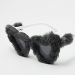 1 tk Moodsad pl&uuml;&uuml;sist p&auml;ikeseprillid, liialdatud trendid, naljakad p&auml;ikeseprillid, vanaaegsed t&auml;navafotod, n&otilde;gusad prillid ZH lilla