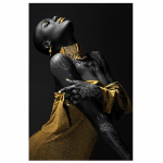 Seksikas figuurikunst l&otilde;uendimaalingud Aafrika mustanahaliste alasti naiste plakatid ja tr&uuml;kised Seinapilt elutoa seinakaunistuseks Cuadros 20x30cm