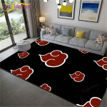 Anime Naruto libisemiskindlad vaibad elutuppa Mugav vaip Pehme p&otilde;randamatt Magamistoa vaibad Matiala Vaibad kodu Suur karvane matt 100cm x 120cm