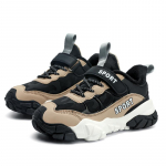 29-39 poiste vabaajajalatsid Paksud tallad ja sametist soojad madalad spordijalatsid 29 khaki/must