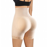 Naiste tagumikku t&otilde;stev r&otilde;ivad L&uuml;hikesed p&uuml;ksid Talje Treener Booty Boyshorts Fake Ass polsterdus sukkp&uuml;ksid puusa tugevdaja Body Shaper Salendav aluspesu S must