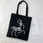 Punk Vintage naiste &otilde;lakott Harajuku liblikas pealuu mustriga l&otilde;uendist kott gooti vabaaja Hip-hop suure mahutavusega ostukotid 24*26cm