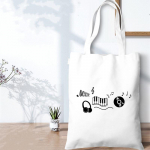 Multikad Kassid Muusika Prindi &Ouml;ko Naiste l&otilde;uend Ostekott Armsad kandekotid Harajuku Kolledži &otilde;lakott kokkupandav ostukott K&auml;ekott 24*26cm