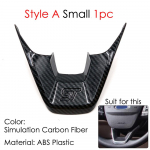 Ford Focus Kuga Escape 2018 2020 Fiesta MK8 Bronco Car Styling ABS-i sisemise roolikatte kaunistuste kleebiste jaoks Style A Small 1pc