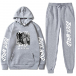 Naiste pikkade varrukatega naiste pikkade varrukatega komplekt, dressid MeRapper Juice Wrld kapuutsiga dressipluus p&uuml;ksid kapuuts Spordir&otilde;ivaste &uuml;likond S