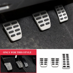 Auto pedaalid Hyundai IX25 Creta AT MT roostevabast terasest siduri gaasik&uuml;tuse piduri pedaali klotside kate AT 2 Pieces