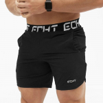 Quick Dry Casual Shorts Meeste Kulturism Sport Bermuda J&otilde;usaal Fitness Jooksu Treening P&uuml;ksid Meeste Spordir&otilde;ivad Altp&uuml;ksid M must