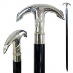 Messingist ankurdusk&auml;epide jalutuskepp Puidust kepp, valmistatud roosipuust, messingist