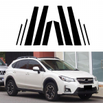 10 tk auto ukseakna samba postide trimmikatte kleebis Subaru Crosstreki/Subaru XV/XV Crosstreki 2013-2017 l&auml;ikiv must