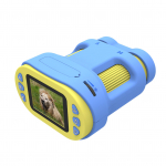 Lastele m&otilde;eldud taskumikroskoop ja teleskoop, LED-valgustiga 2-tolline IPS-ekraan, 200 korda helesinine v&auml;rv