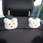 Plush autokonks istme seljatoe v&auml;ike konks, armas multifunktsionaalne naissoost tagumine autokonks Praktiline auto sisekonks 6cm&times;8cm&times;2