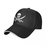 Jolly Roger / Skull and Crossbones Cap Pesapallim&uuml;tsi luksusbr&auml;ndi Unisex m&uuml;ts Naistele