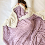 1 tk Paksendatud Coral Velvet tekk Nap Diivani kattetekk 200*230cm sinine