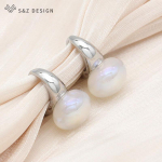 Moodsad &uuml;mmargused v&auml;rvilised simuleeritud p&auml;rlitest k&otilde;rvar&otilde;ngad roosa kullav&auml;rvi k&otilde;rvatropid naistele t&uuml;drukutele pulmapeo ehted